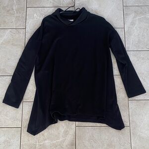 J. Jill Fit Black Turtleneck Sweater Large